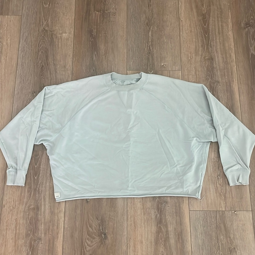Vuori Sage Green Relaxed Crewneck Sweatshirt